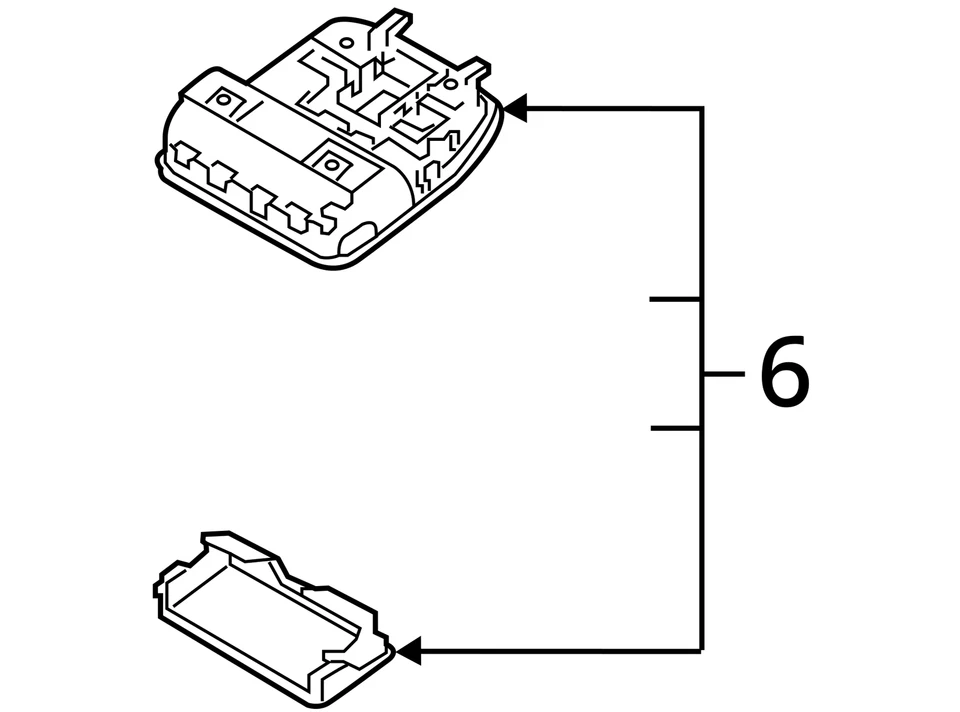 Console Front Roof With Sunroof Fits 17-22 SPORTAGE 2040425 Foto 4 de 4