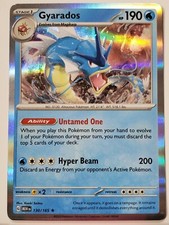 HOLO Gyarados 130/165 NM / M - 151 Scarlet Violet Pokemon Card