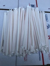 New McDonalds Straws. 50ct. Red And Yellow Stripe. Unopened.