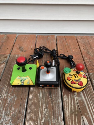 4pc Lot Plug-N-Play TV Game Frogger Pac-Man Activision Atari Jakks Pacific AS-IS