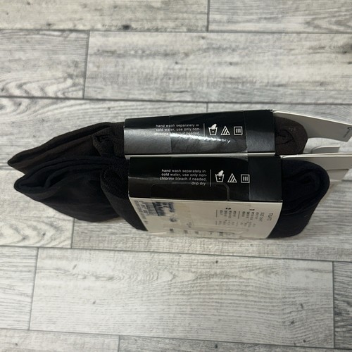 HUE Damen-Strumpfhosen Größe 2 schwarz espresso braun blickdicht Control Top 2 Paar Pack - Bild 4 von 8