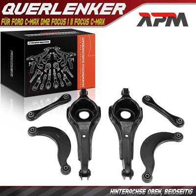 6x QuerlenkerSatz Hinterachse Hinten für Ford C-Max DM2 Focus I II Focus C-Max