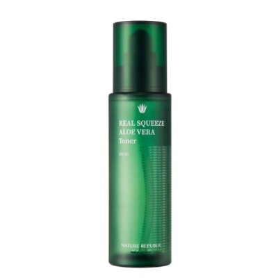 NATURE REPUBLIC Real Squeeze Aloe Vera Toner 150ml Korean Cosmetics K-Beauty  | eBay