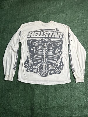 Hellstar Airbrushed Bones Longsleeve | eBay