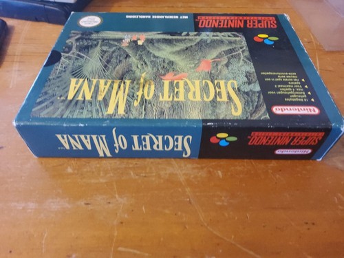 Super Nintendo SNES Secret of Mana Complete In Box With Manual Insert And Map - Picture 6 of 16