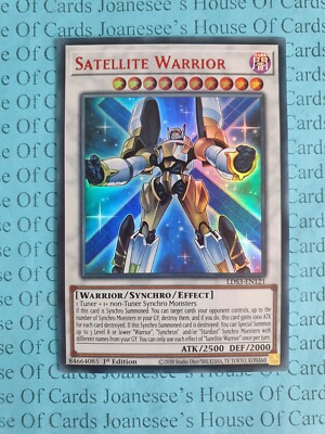 Satellite Warrior LDS3-EN121 Ultra Rare Yu-Gi-Oh Card 1st Edition Red New