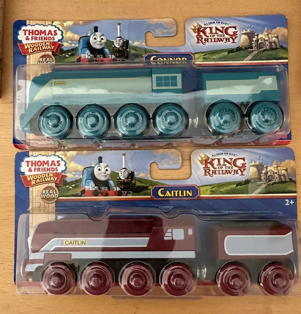 2013 Fisher Price Wooden Thomas Train King of the Railway Caitlin
