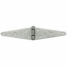 National Hardware 6 in. L Galvanized Heavy Strap Hinge  Pack of 10 