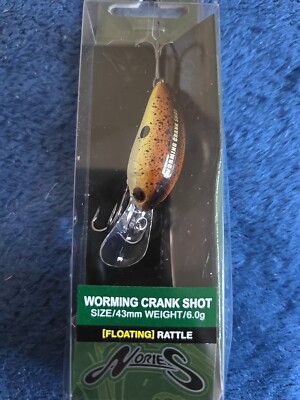 NORIES WORMING CRANK SHOT FULL SIZE / 4,3 CM (Floating Rattle)