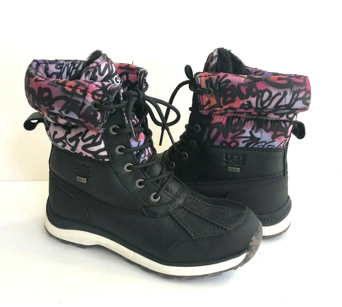 Black Ugg graffiti boots UGG Classic Mini Sparkle Graffiti Slip On | Mercari main image 4