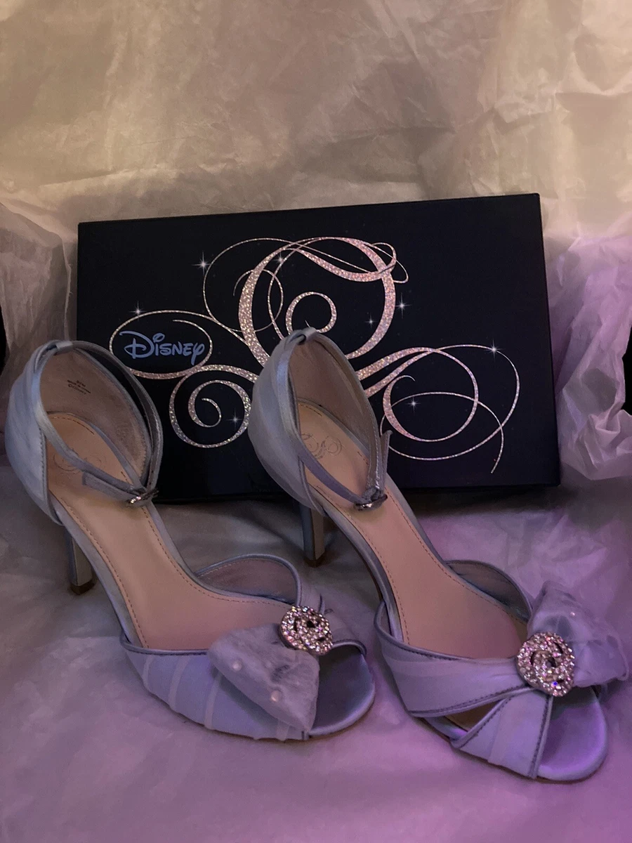 Disney GLASS SLIPPER COLLECTION Shoes Charming Blue 8.5M US