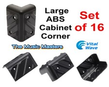 16X ABS Large Cabinet Corner Amp Rack Case DJ Home Speaker Box Bumper Protector