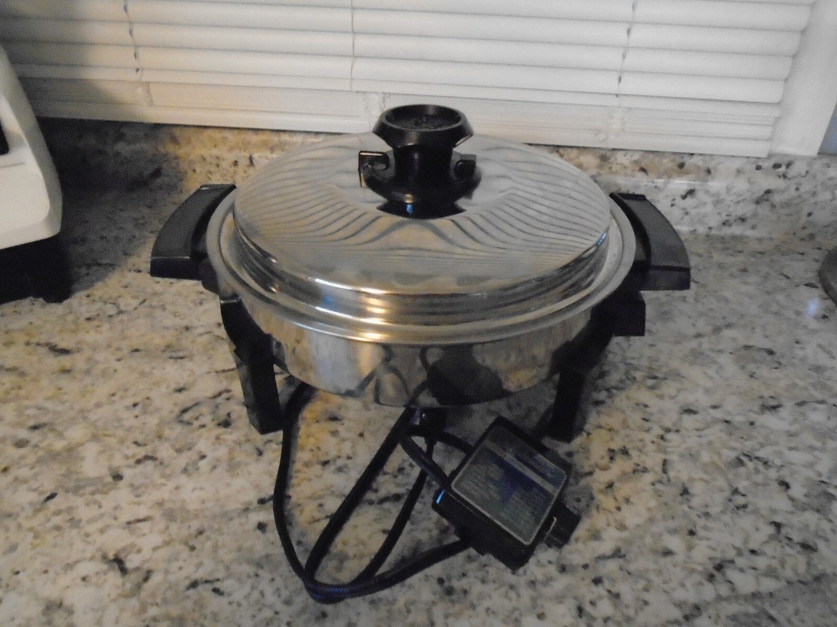LUSTRE CRAFT Electric Frying Pan Skillet Liquid Core Immersible | eBay