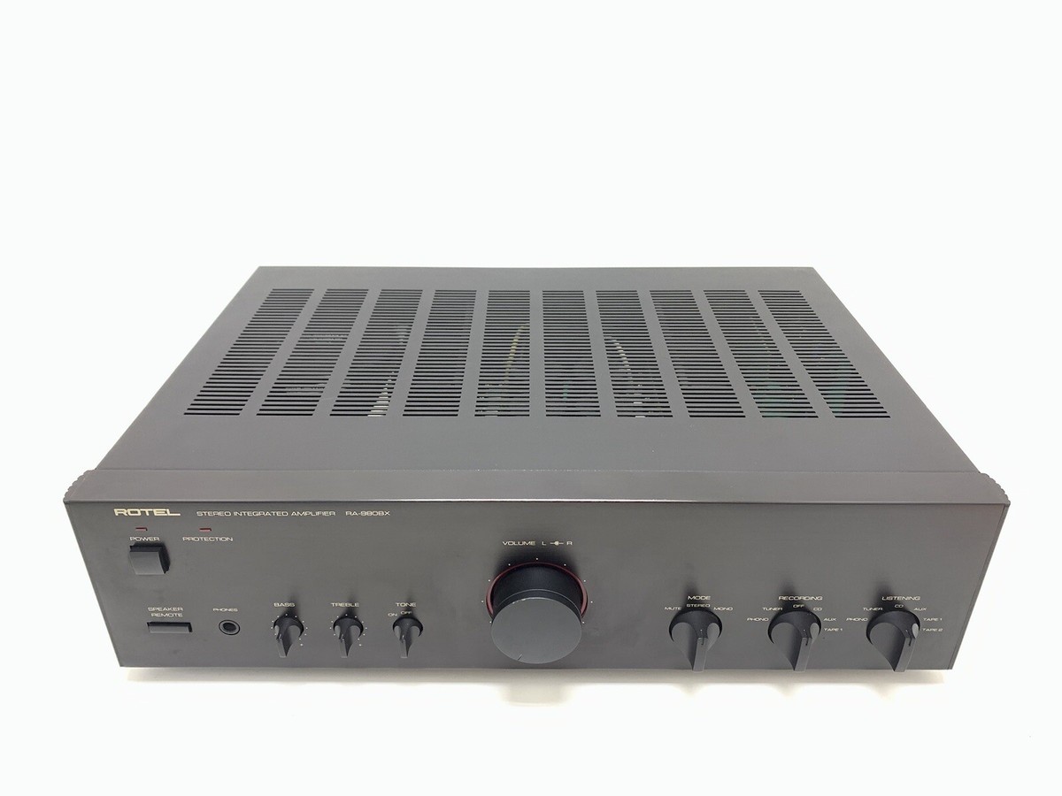 ROTEL RA-980BX プリメインアンプ Rotel RA-980BX Stereo Integrated Amplifier 200 Watts RMS Vintage