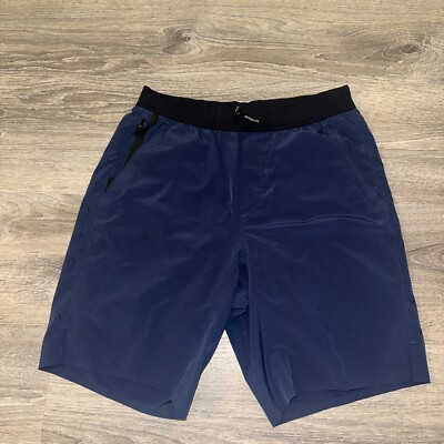 Ten Thousand Shorts Mens Medium 9'' Blue The Interval Short Running Lined