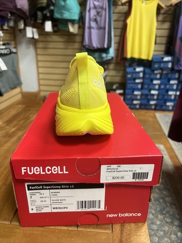 New Balance FuelCell SuperComp Elite v3 - Mujer Talla 7 - Amarillo - WRCELCP3 - Imagen 2 de 6