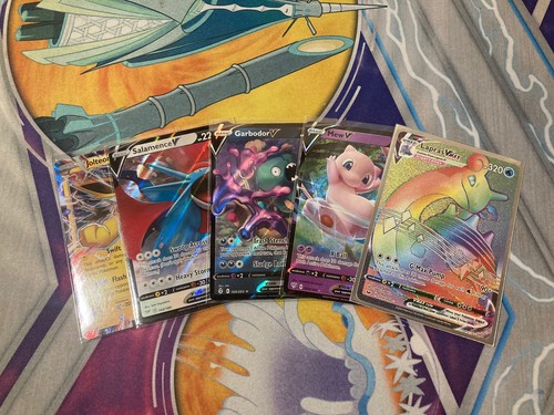 Pokemon Cards 5 Ultra Rare Ex Gx V God Pack Full Art Rainbow Vmax Shiny Mega Ebay