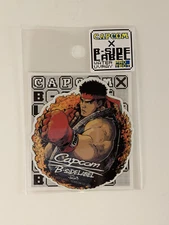 CAPCOM B-Side Label Sticker Ryu Waterproof US SELLER