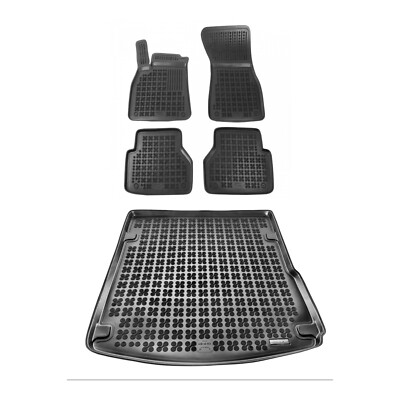 REZAWPLAST Floor Mats for Audi A6 C8 /Sedan/ 2019-2024 Car Mats & Cargo Mat Odor