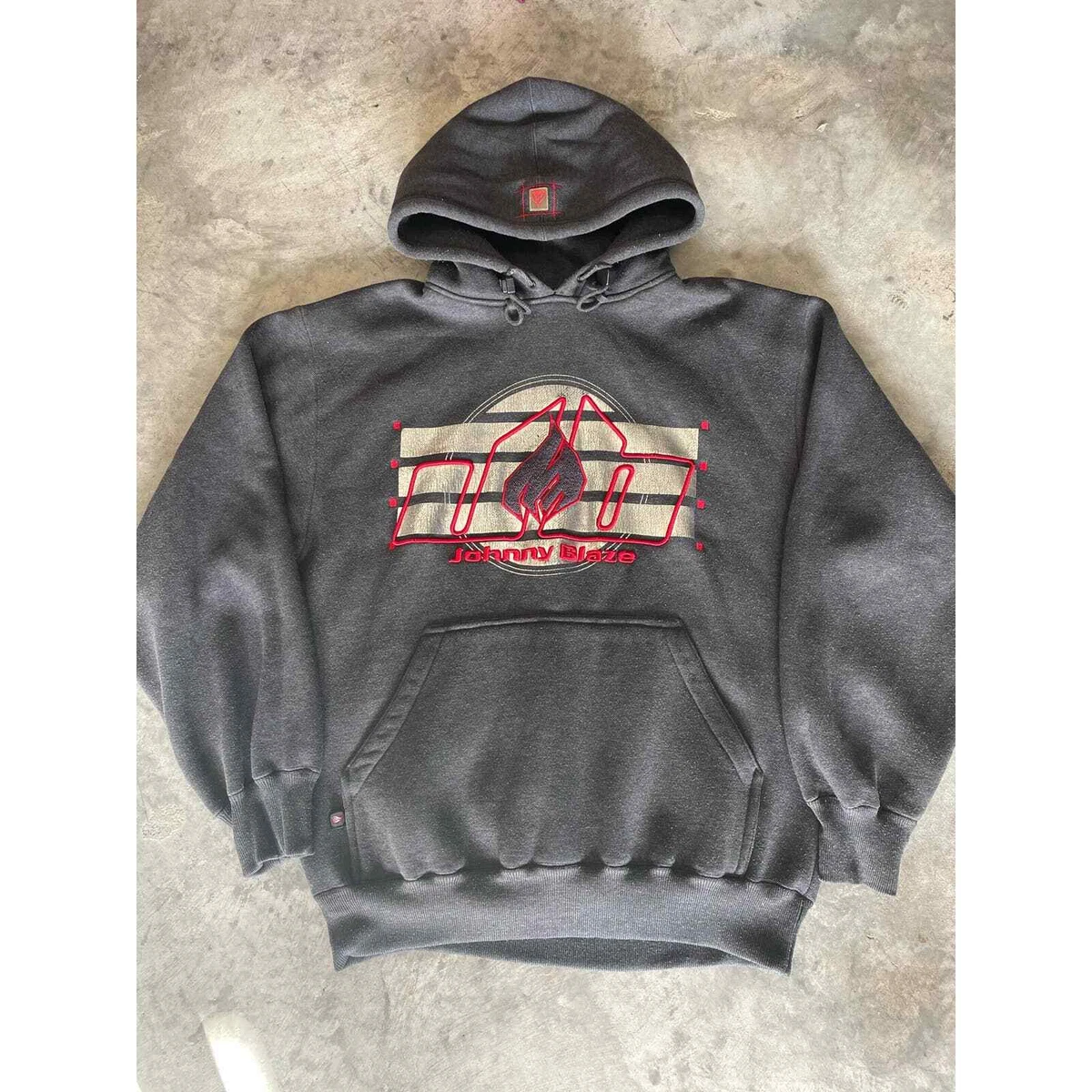 Vintage Very Rare Johnny Blaze Hoodie Sweatshirt