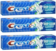 Crest Plus Complete + Whitening Deep Clean ToothPaste 5.4oz (3 Pack)