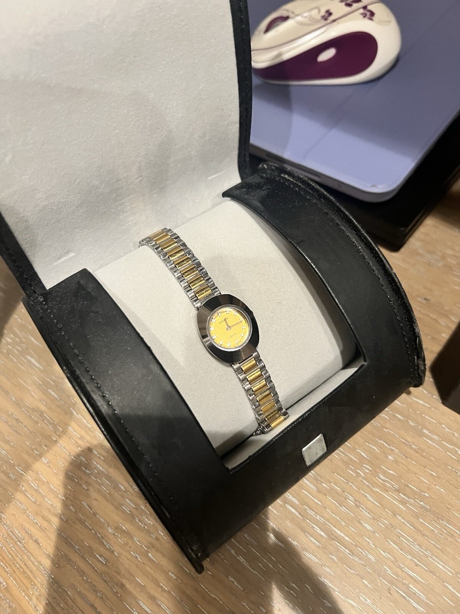 Rado Diastar Two-Tone Diamond Dial Gold Plated Stainless  display picture 1