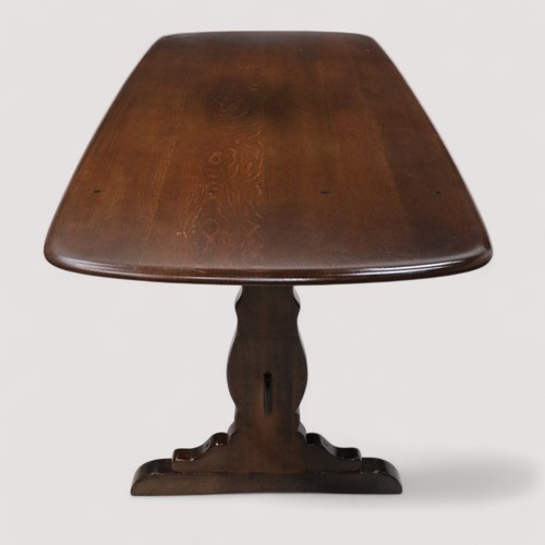 Ercol Refectory Plank Top Dining Table Retro Traditional Finish FREE UK Delivery - Picture 7 of 20