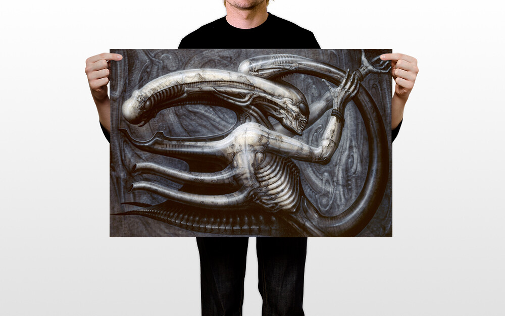 Giger's Alien Hans Ruedi Giger Horror Film Art Wall Room Poster