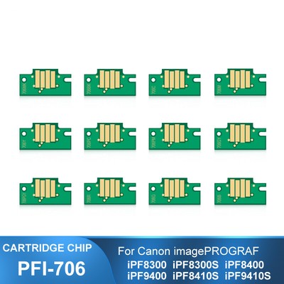 PFI-706 Chip Permanent For Canon iPF8300 iPF8300S 8400 9400 8410s 9410s 8400SE