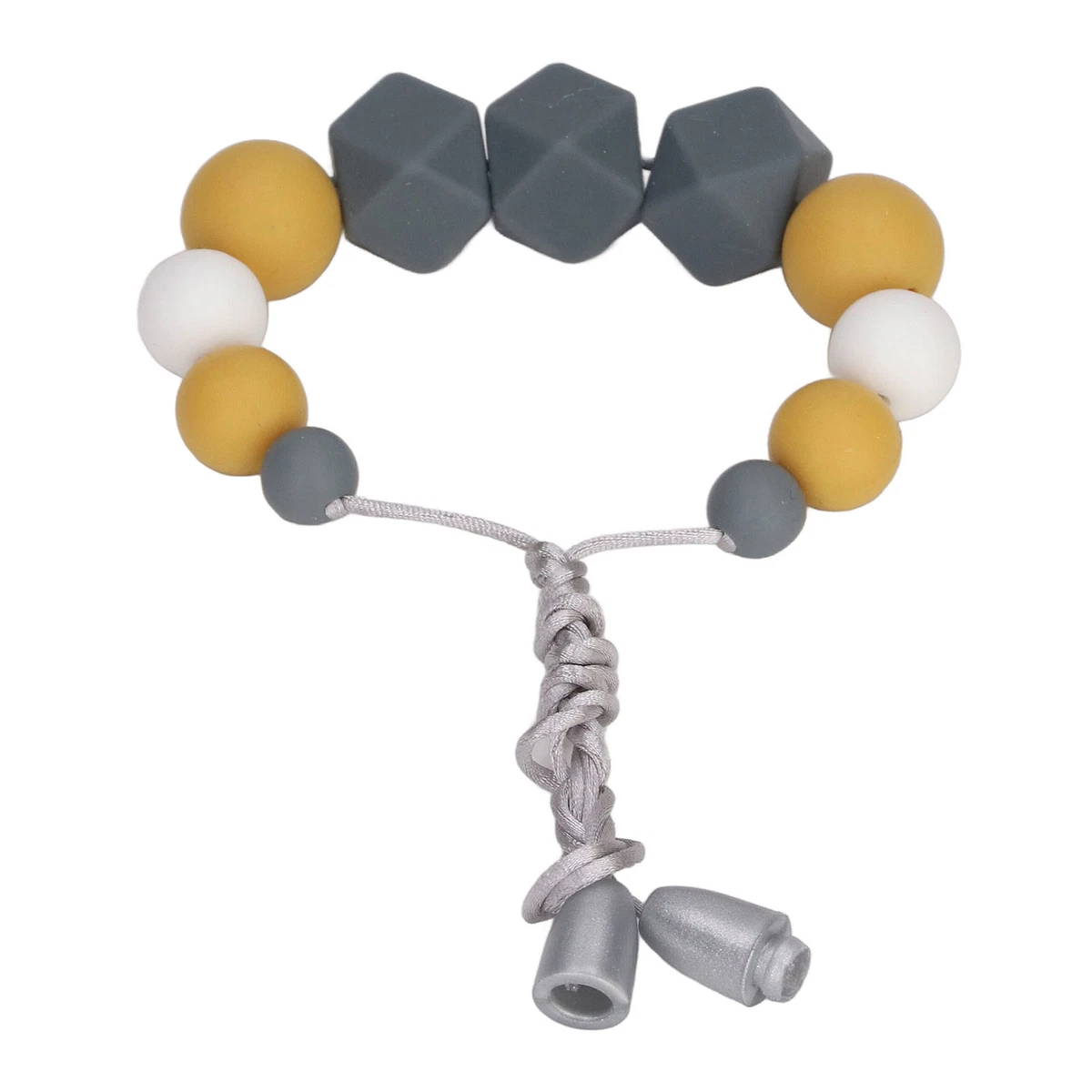 Silicone bead necklace shop for teething