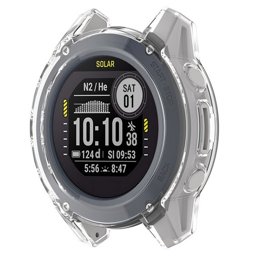 Do Garmin Descent G2 / G1 / G1 solarna osłona ochronna powłoka TPU zegarek zderzak etui - Zdjęcie 5 z 25