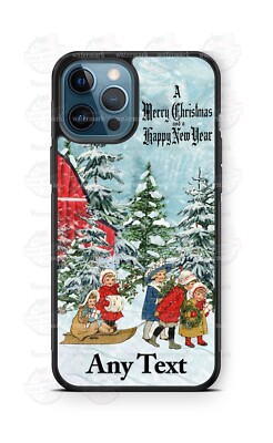 Merry Christmas & Happy New Year Holiday Phone Case For iPhone 15 Samsung Google