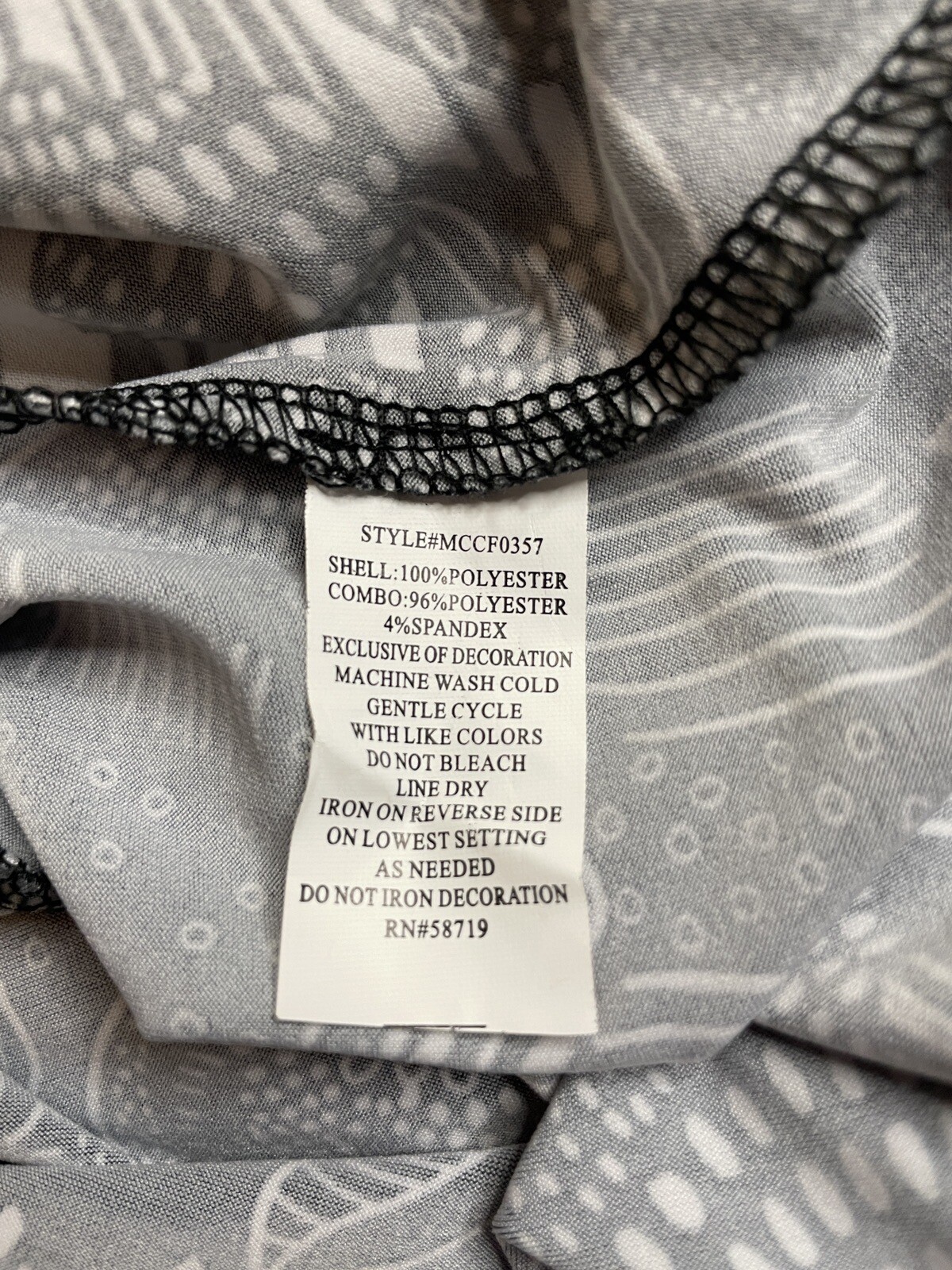 Notations Floral Patterns Blouse Medium Sheer Ove… - image 6