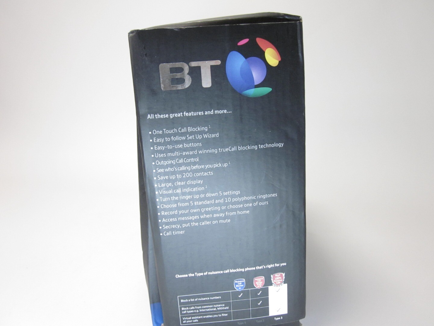 BT Decor 2600 Advanced Call Blocker Corded Telephone Pat Tested White