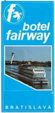 Vintage Botel Fairway Hotel Brochure Bratislava Slovakia Interior Images Boat