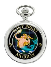 Murray mermaid Scottish Clan Pocket Watch