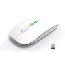 Bluetooth Mouse Wireless for Laptop 2.4G Slim Rechargeable Wireless Mouse wit...