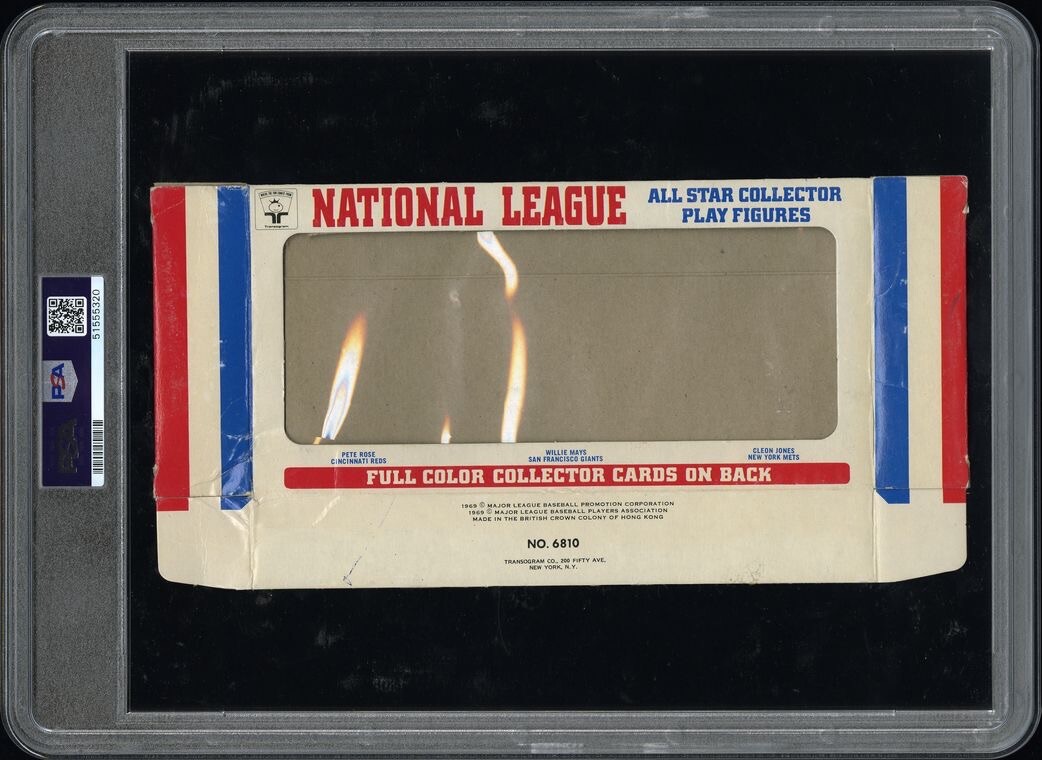 1970 Transogram Baseball Complete Box Mays Rose Jones PSA 2 MK Pop 2 ...