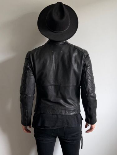 Neu Be Edgy Lederjacke MASK MOE FAR Gr. S M L XL XXL Dunkelgrau Schwarz Tigha - Bild 10 von 27