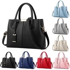 Women Ladies Leather Handbag Crossbody Shoulder BagTote Satchel Messenger Purse 