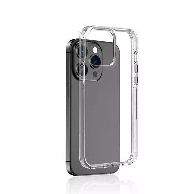 Premium Kristallklare Stoßfeste Hülle für iPhone 16 15 14 13 12 11 XR X XS 8 7 6