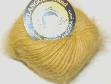 D'OR Gold 1 Skein Galler BELANGOR French ANGORA Rabbit Fur UBER-SOFT Luxury Yarn