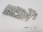 200x Platine Abstandhalter M3 mit Schrauben und Mutter Distanz Ring Kunststoff