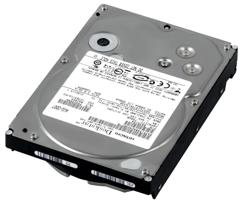 Hitachi Deskstar 7K1000 HDS721075KLA330 750GB 7200U/Min 32MB SATA II 3.5 " - Image 2 of 3
