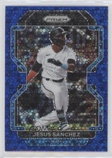 2022 Panini Prizm Tier II Blue Donut Circle 162/199 Jesus Sanchez #162 0s1o