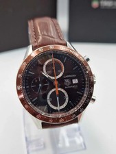 TAG HEUER Carrera CV2013 Chronograph Automatic Watch - Boxed With Leather Strap