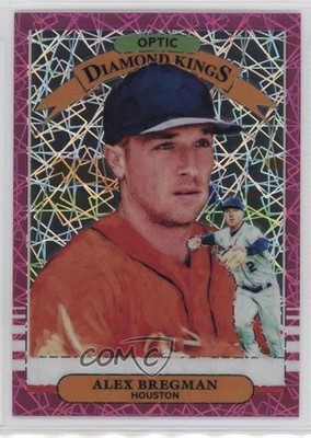 2019 Donruss Optic Diamond Kings Pink Velocity Prizm /199 Alex Bregman #11 0q3