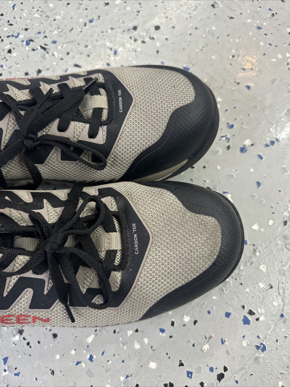 Scarpe sneakers da lavoro Keen Utility F2413 18 nere punta composita uomo US 12 EE usate