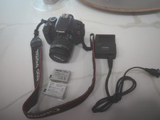 Canon EOS Rebel T3i Digital SLR Camera Black with charger 2 Batteries Ships Free