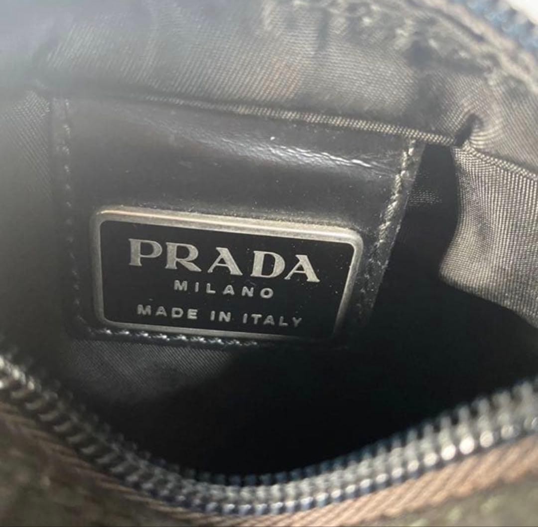 PRADA black nylon shoulder bag sacoche thumbnail 5